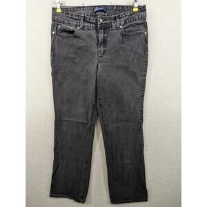 AK Jeans Anne Klein Black Jeans Size 12 Boot Cut -0424B192